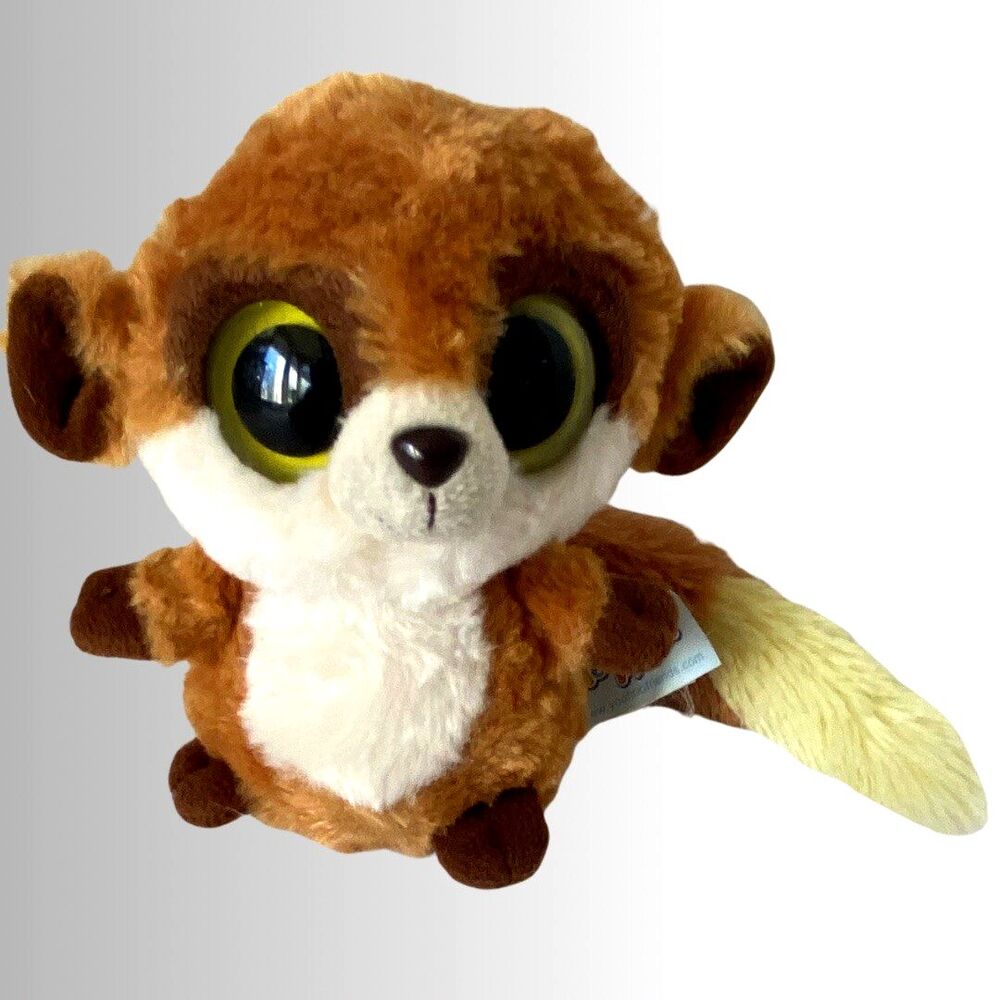 Aurora Plush YooHoo & Friends 5" MEERKAT Brown Yellow Tail: Squeeze Makes Sound